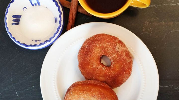 Biscuit Doughnuts - Homemade from a can