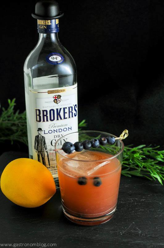 Blueberry Lemonade Recipe Summer Gin Cocktail Gastronom Cocktails