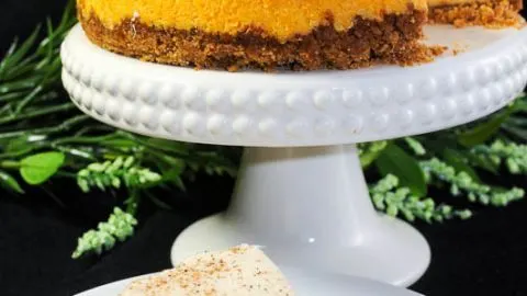 Carrot Cheesecake, perfect for Easter or Spring brunch