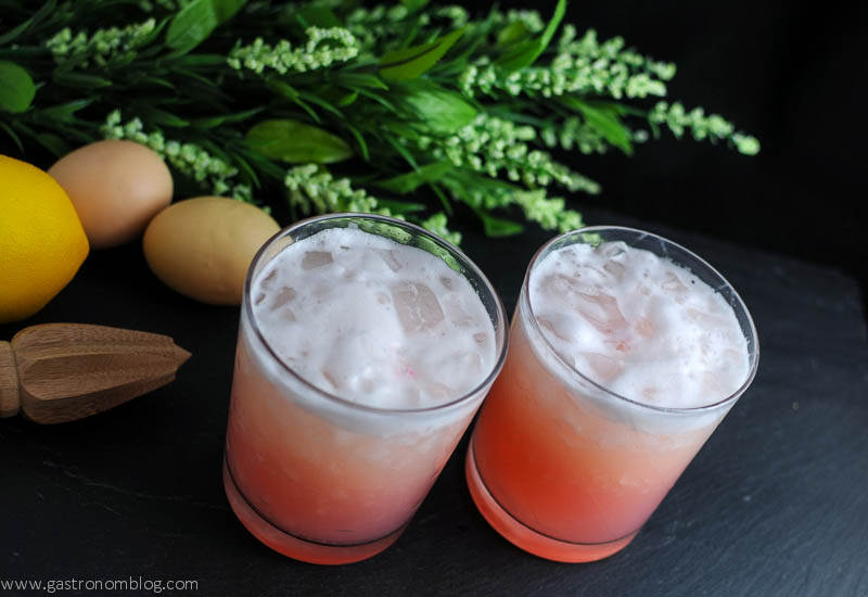 Rhubarb Sour A Gin Cocktail