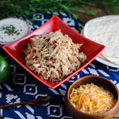 Crockpot Shredded Chicken Tacos by Leah Hall