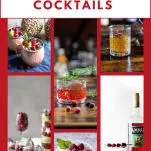 Collage of cocktail pictures