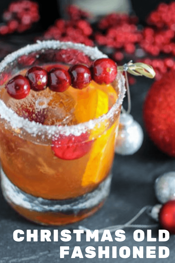 Christmas Old Fashioned Cranberry Cocktail Gastronom Cocktails