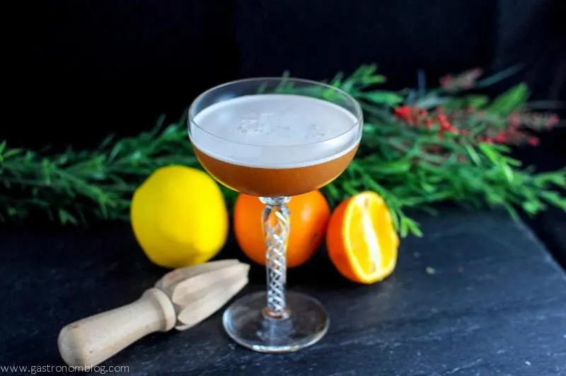 T & T Sour Amaro Cocktail