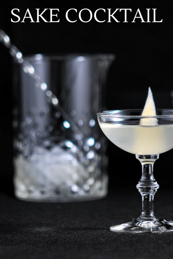 For Goodness Saké A Pickled GInger and Sake Cocktail