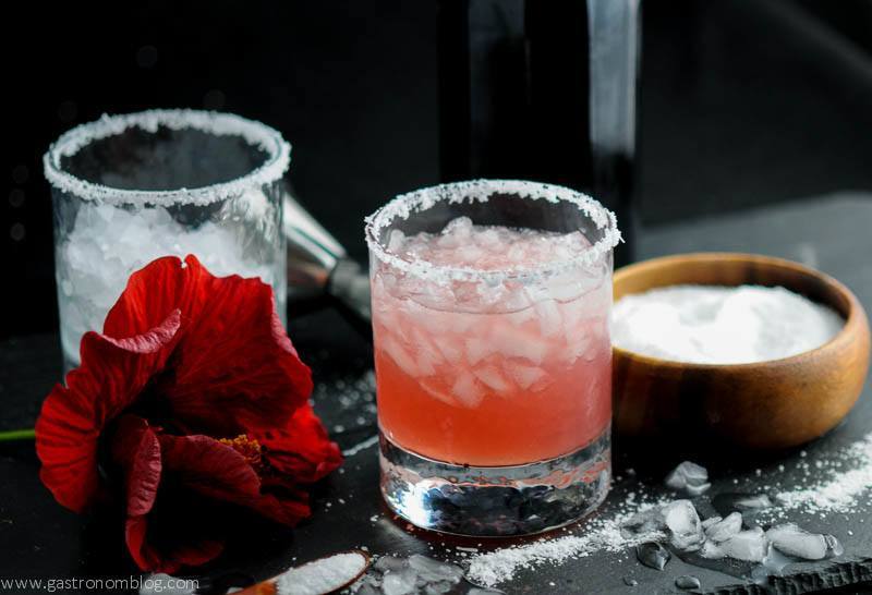 Hibiscus Salty Dog A Vodka, Grapefruit and Hibiscus Cocktail