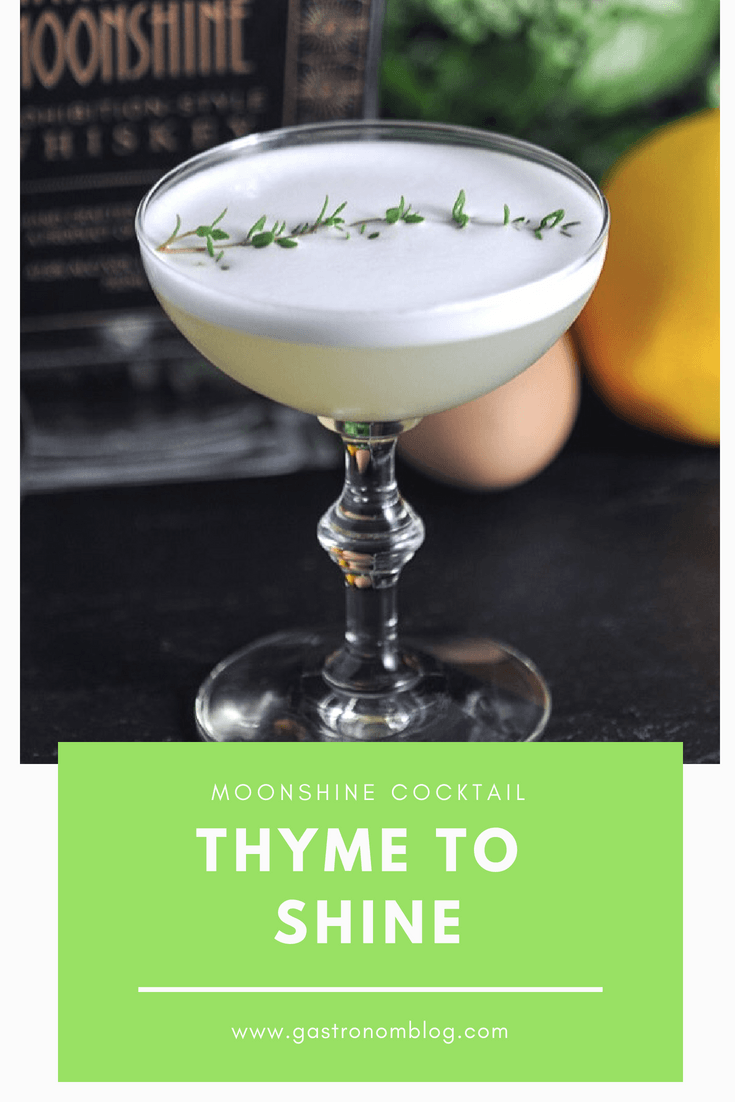 Thyme to Shine Moonshine Drink Gastronom Cocktails