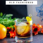 Maple Old Fashioned - whiskey, maple syrup, bitters
