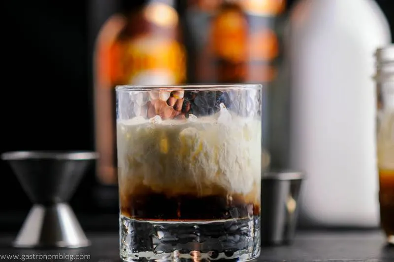 Salted Bourbon Butterscotch White Russian Cocktail