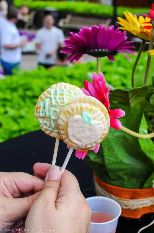 KC Flavor Fest - Pie Pops on sticks, decorated with frosting