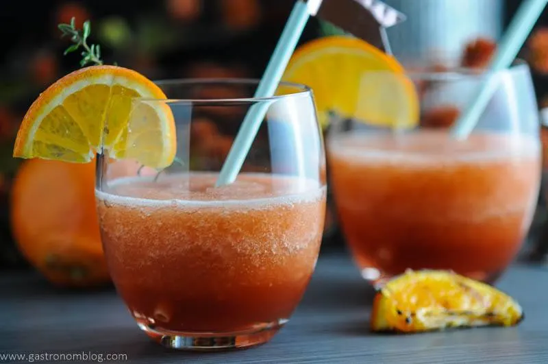 Tangerine Frozen Negroni - Negroni Week Campari Cocktail