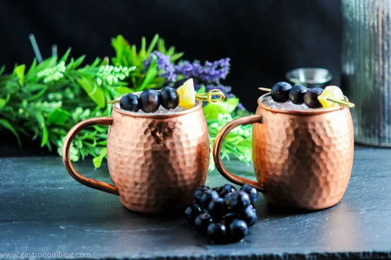 Concord Grape Moscow Mule - A Vodka Cocktail