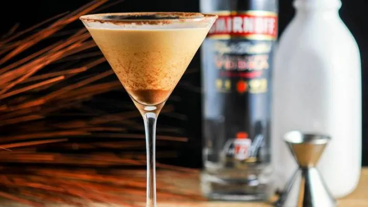 Prettay Prettay Prettay Good Latte Martini with Smirnoff Vokda