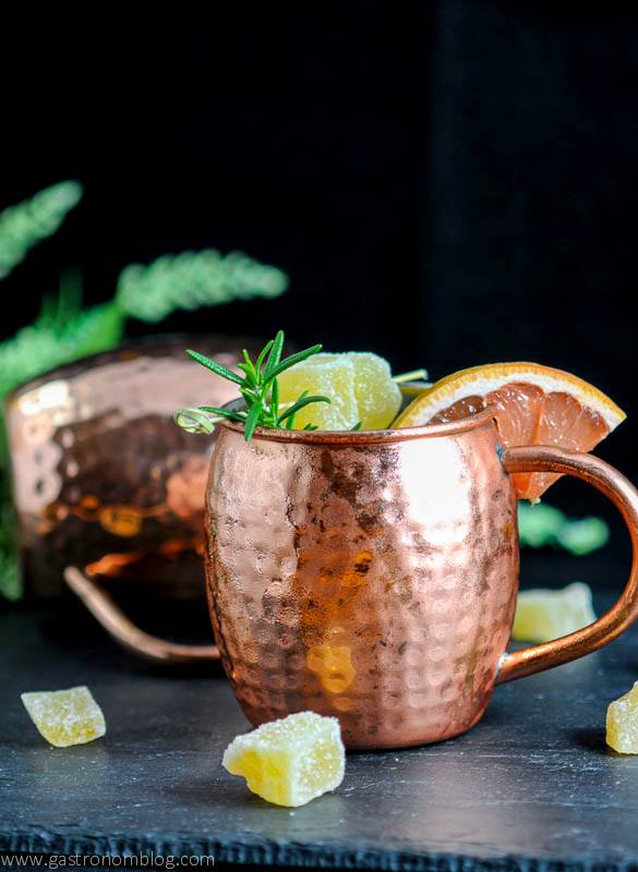 Rosemary Grapefruit Moscow Mule - A Vodka Cocktail