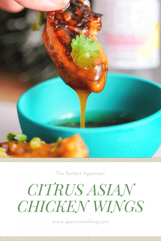 Citrus Asian Chicken Wings Appetizer, spices and Smirnoff Ice were used to make the glaze. Perfect for your next party.