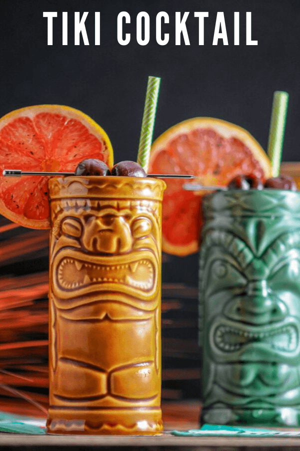 Rambler's Ruby A Tiki Gin and Mezcal Cocktail Gastronom Cocktails