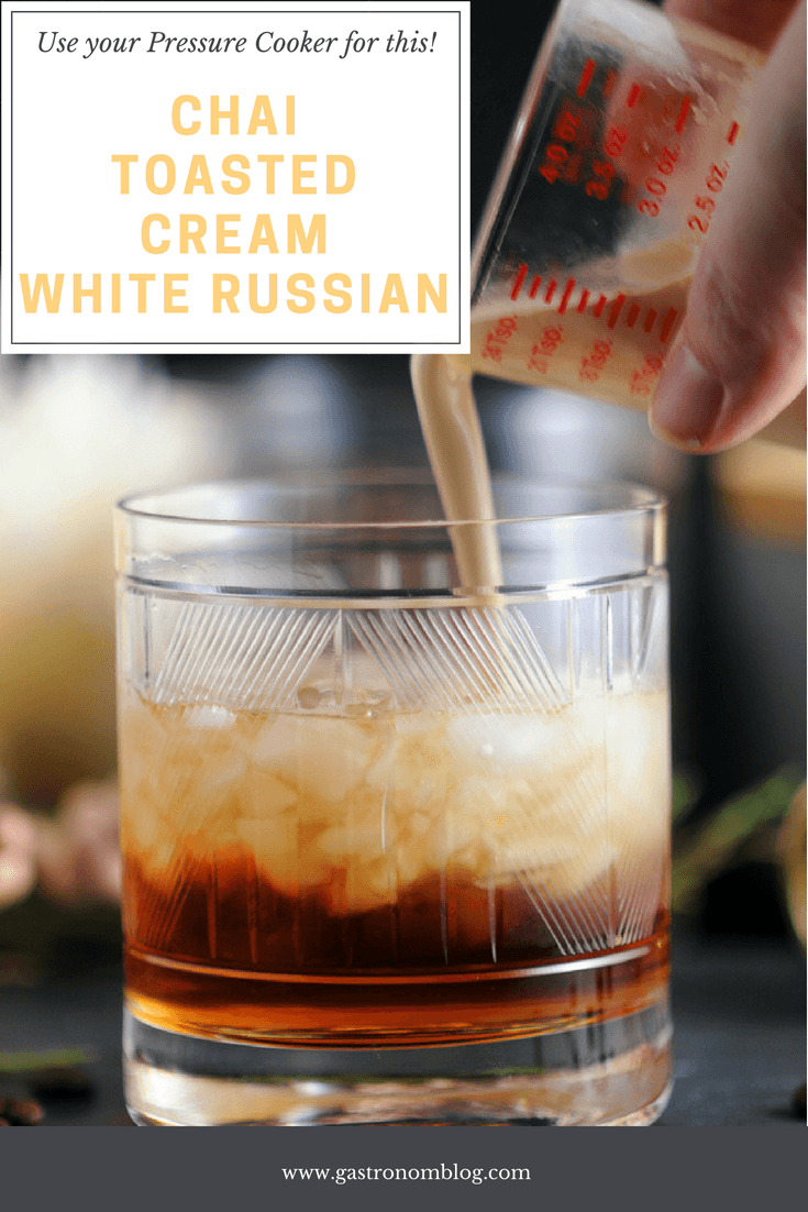 White Russian Cocktail Recipe Chai Syrup Gastronom Cocktails