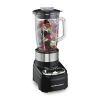 Hamilton Beach 54210 Blender with 40 Oz Glass Jar for Shakes and Smoothies, 14 Speeds, 800 Watts, Stainless Steel