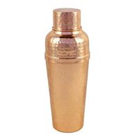 Premium Quality Hammered 100% Pure Copper Cocktail Shaker With Built-In Strainer - A Great Bar Tool For Your Favorite Bartender- by Alchemade