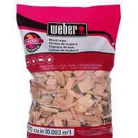 Weber-Stephen Products 17140 Cherry Wood Chips, 192 cu. in. (0.003 cubic meter)