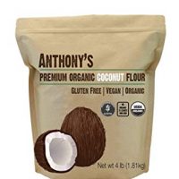 Organic Coconut Flour (4lb) by Anthony's, Verified Gluten-Free & Non-GMO