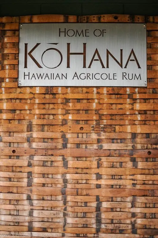 KoHana Barrel pieces sign