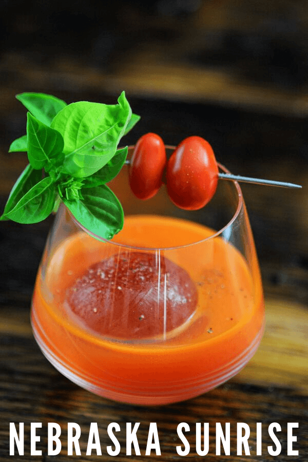 Nebraska Sunrise Cocktail Dorothy Lynch Gastronom Cocktails