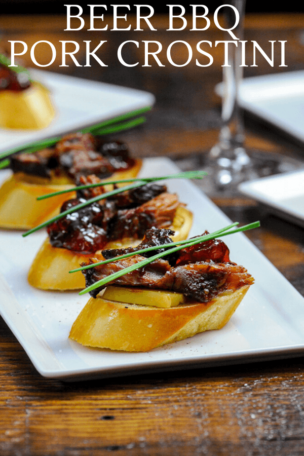 Amber Ale BBQ Rib Crostini Appetizers Gastronom Cocktails