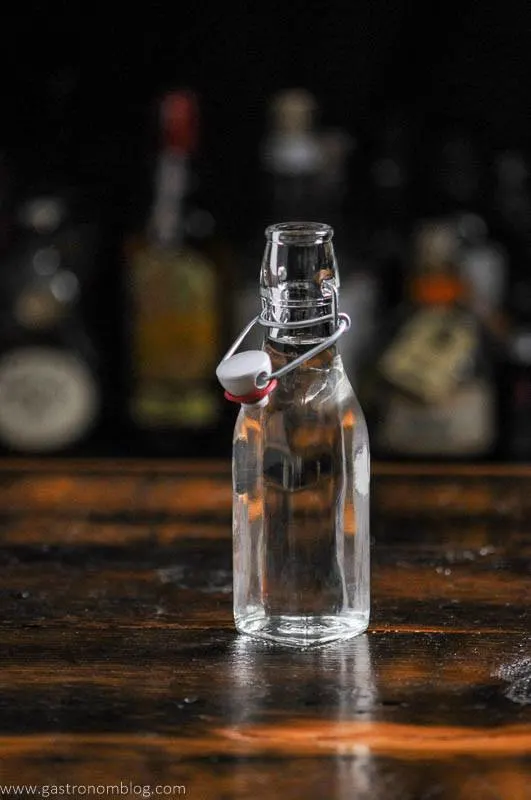 Clear Stevia Syrup in bottle