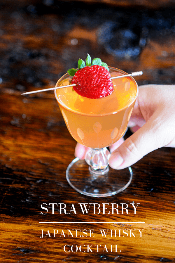 Strawberry Samurai Japanese Whisky Cocktail Gastronom Cocktails
