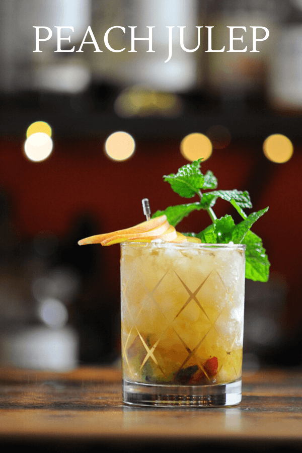 Southern Peach Mint Julep Cocktail Recipe Gastronom Cocktails