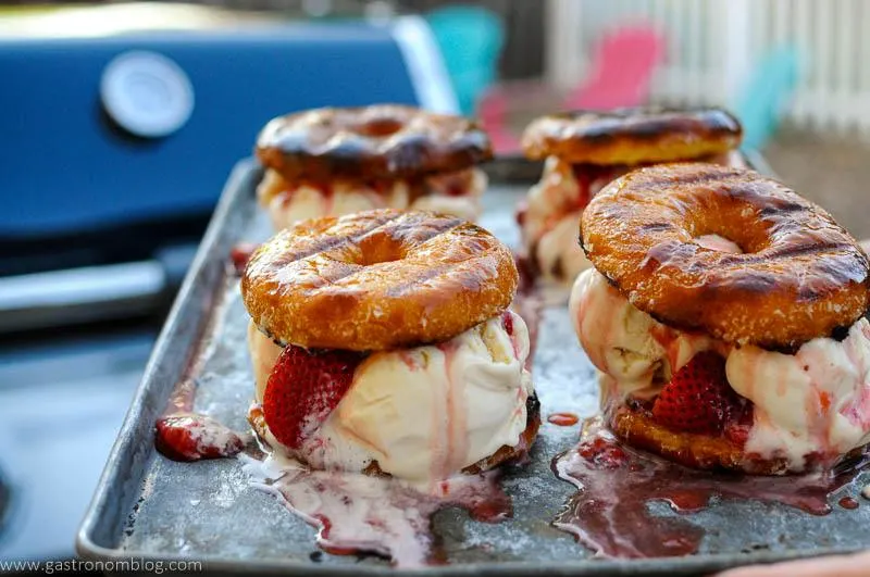 Ice Cream Sandwich melting on cookie sheet