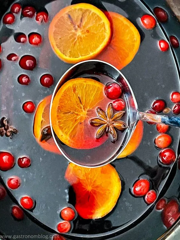 Heart Warmer  Mulled Cranberry Lemon Wine