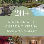 4 pictures of guest houses in Sonoma County, California