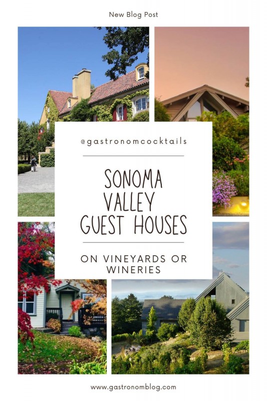 Pictures of Guest Houses in Sonoma County California you can stay at