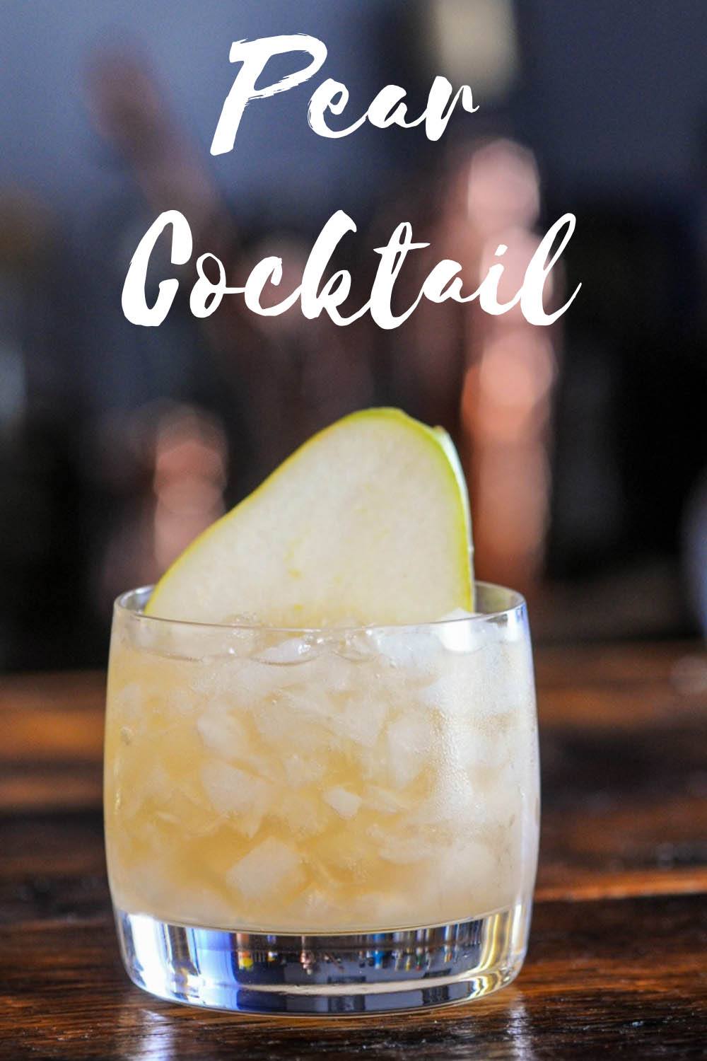Pear Cocktail Perfect for Fall Sipping Gastronom Cocktails
