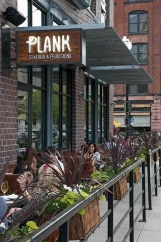 Outside Patio at Plank Seafood Omaha
