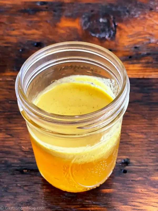 Grilled Pineapple Juice in a glass jar