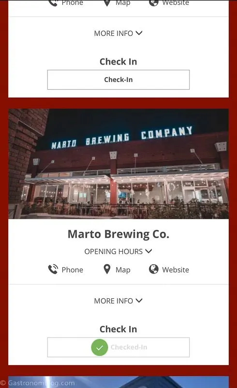 Screenshot of Iowa Brewery Tour, Iowa Beer Passport