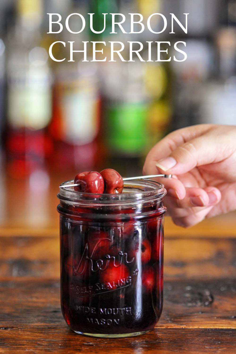 Bourbon Soaked Cherries Bourbon Cherries Gastronom Cocktails