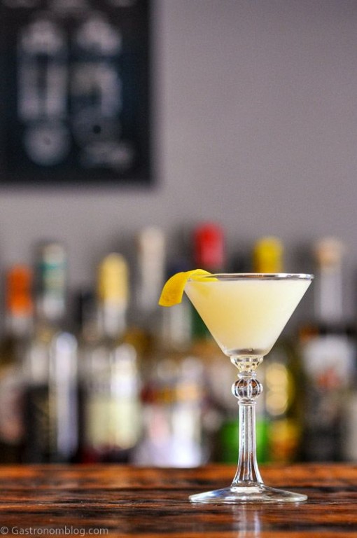 Aquavit Peach Sour Cocktail Recipe Gastronom Cocktails