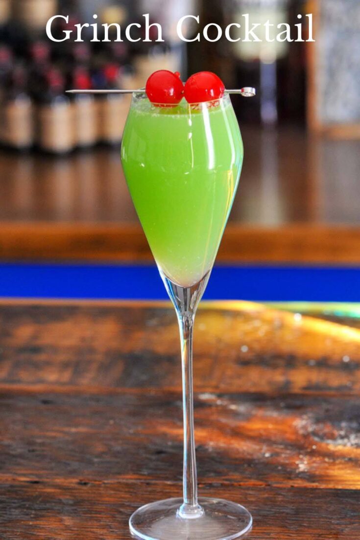 Grinch Cocktail Recipe Christmas Drink Gastronom Cocktails