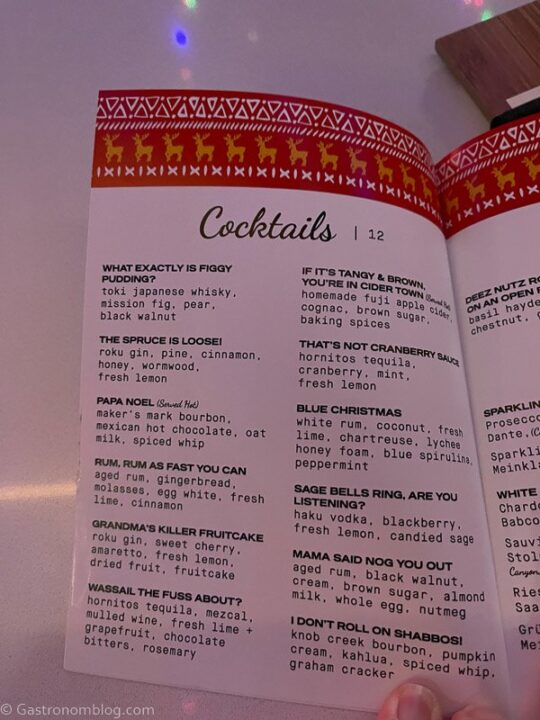 Holiday Pop Up Bar Christmas Pop Up Bar Gastronom Cocktails