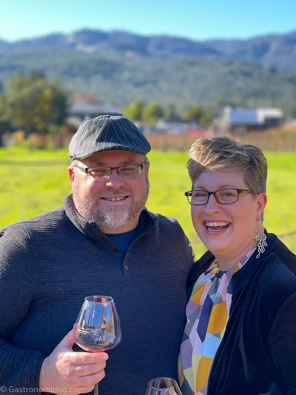 Man and Woman at Flora Springs Winery