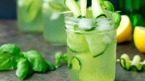 Image for Gin and Cucumber Basil Smash