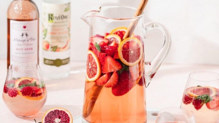 Image for Pink Sangria with Rose Wine