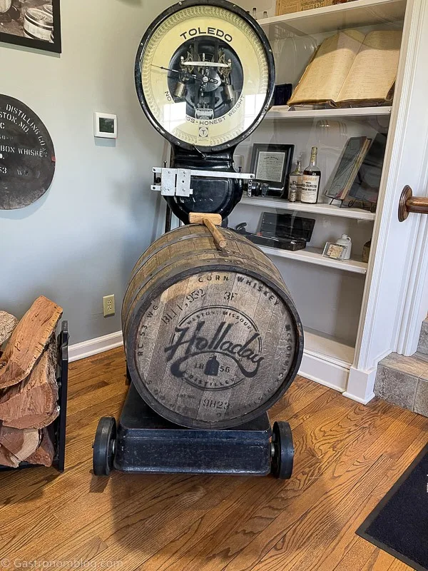 barrel inside at Hollday Distillery