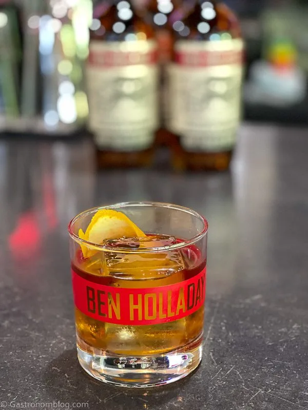 Ben Holladay Bourbon cocktail at Hollday Distillery