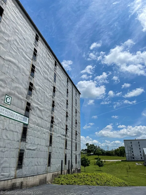 side of ironclad rickhouse building