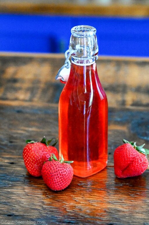 Homemade Strawberry Simple Syrup Gastronom Cocktails